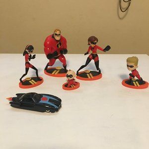 Disney Pixar The Incredibles 2 figurines set